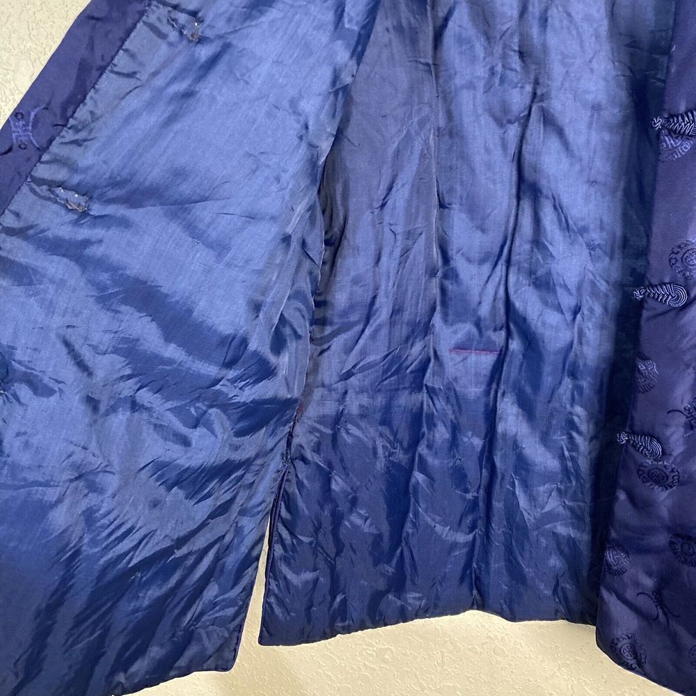 Fortune Fabulous Fashions Womens‎ Blue  Asian Coat Jacket Size L - Picture 9 of 10